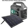image:imageCummins Portable 60W Solar Panel for Portable Power Stations iPhone iPad Tablets Laptop with QC 30 USB and USBC Ports DC Output for Outdoors Camping RVs and TravelBlack