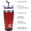 image:imageCummins 20oz Tumbler Stainless Steel Reusable Travel Coffee Mug Double Wall Insulated Thermal Coffee Mug with Snap Seal Red MatteRed Matte
