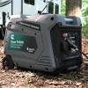 image:imageCummins Onan P4500I Portable Inverter Generator Power Inverter Dual 5V USB Ports for Mobile Charging Gas Powered for Backup Home Use RV amp Camping  73 HP 224cc OHV 4Stroke Engine WRemote Start
