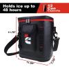 image:imageCummins Portable Soft Cooler Bag CMN34718 12Can DoubleLaminated Insulated Cooler with Strap 48Hour Ice Retention Adult Insulated Thermal Bag for Work Camp Beach  Black