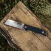 image:imageCummins Cleaver Pocket Knife Folding 35Inch Blade CMN4723  Folding Knife with Frictionless BallBearing Pivot for Easy Open Close  Black