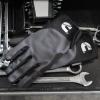 image:imageCummins Mechanic Glove  Gray and Black Synthetic Leather AntiVibration AntiAbrasion Work Gloves for Men All Season LargeXLarge