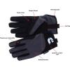 image:imageCummins Mechanic Glove  Gray and Black Synthetic Leather AntiVibration AntiAbrasion Work Gloves for Men All Season LargeXLarge