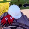 image:imageCummins Red Latex Dipped Palm Gloves  Textured Work Gloves Large Gardening Construction FarmingRed