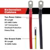 image:imageCummins CMNIKT4 Installation Cable Kit for 4000 Watt and 5000 Watt Inverters 6ft Extension Cables with Ring Terminals
