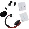 image:imageCummins Edition BlueParrott B450XT Noise Cancelling Bluetooth Headset  Unique Design with Industry Leading Sound amp Improved Comfort Up to 24 Hours of Talk Time IP54Rated Black Red