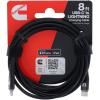 image:imageCummins Lightning to USB C Flex Cable to Power Most AppleR Devices 8ft CMN47098 Feet
