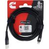 image:imageCummins Lightning to USB Cable MFiCertified Compatible with Most Apple Devices Plus Wrap Attachment 8ft CMN4708