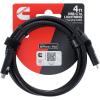 image:imageCummins Steel Braided USBCR LightningR Charging Cord HD Steel Compatible with AppleR Devices 4ft CMN4701