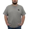 image:imageCummins Gray Cotton Blend Short Sleeve Tagless TShirt