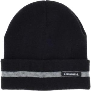 image:imageCummins Black Cuffed Beanie with Reflective Stripe