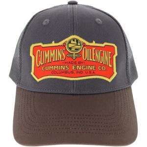image:imageCummins Hat Vintage Baseball Cap 1919 Logo Snapback Trucker Hats for Men WomeMesh Snapback Cap Brown amp RedBrown