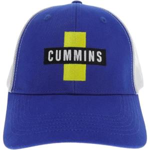 image:imageCummins Hat Vintage Baseball Cap 1952 Cummins Logo Snapback Trucker Hats for Men Women Mesh Snapback CapBlue