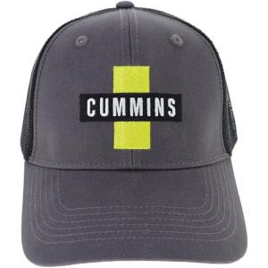 image:imageCummins Hat Vintage Baseball Cap 1952 Cummins Logo Snapback Trucker Hats for Men Women Mesh Snapback CapGray
