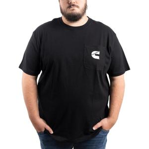 image:imageCummins Men Standard Short Sleeve Pocket Tee Black