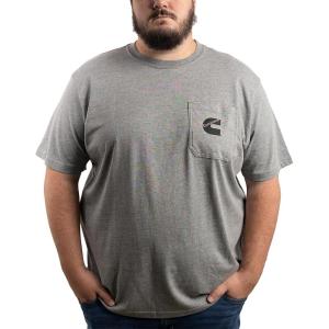 image:imageCummins Mens TShirt Short Sleeve Sport Gray Pocket Tee CMN4754  Large3XLarge