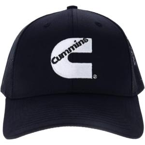 image:imageCummins Trucker Hat Mens and Womens Mesh Back Baseball Cap Snapback Trucker Hat Diesel Tech Ball CapBlack
