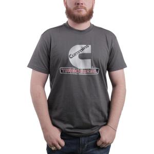 image:imageCummins Turbo Diesel Emblem T Shirts for Men and Women Crew Neck Trucker Apparel Dodge Ram TeeCharcoal