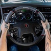 image:imageCummins CMN35390 Sport 18Inch Steering Wheel Cover Leather Semi Truck Interior Accessories for RV and Big RigBlack and Red