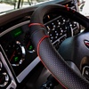 image:imageCummins CMN35392 Navigator 18Inch Steering Wheel Cover Leather Semi Truck Interior Accessories for RV and Big RigBlack