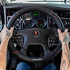 image:imageCummins CMN35392 Navigator 18Inch Steering Wheel Cover Leather Semi Truck Interior Accessories for RV and Big RigBlack
