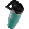 image:imageCummins CMN35400 2 in 1 Tumbler with Flip Lid and Straw 30Ounce Tumbler with Handle Stainless Steel Travel MugGreenGreen