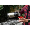 image:imageCummins CMNTHERMOSSS Large 2Liter Stainless Steel Insulated Water Bottle 67Ounce VacuumInsulated ThermalChrome and RedSilver