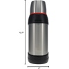 image:imageCummins CMNTHERMOSSS Large 2Liter Stainless Steel Insulated Water Bottle 67Ounce VacuumInsulated ThermalChrome and RedSilver