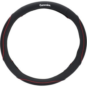 image:imageCummins CMN35392 Navigator 18Inch Steering Wheel Cover Leather Semi Truck Interior Accessories for RV and Big RigBlack