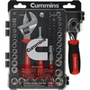 image:imageCummins 53 Piece Stubby Tool Set Hand Tools with Sockets Screwdriver Bits Adjustable Wrench Ratcheting Bit Driver SAE and Metric