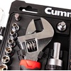 image:imageCummins 53 Piece Stubby Tool Set Hand Tools with Sockets Screwdriver Bits Adjustable Wrench Ratcheting Bit Driver SAE and Metric
